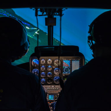 Night Training in Simulator
