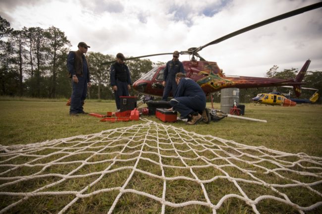 Becker Helicopters Dragon Egg Incendiary Training Excercise