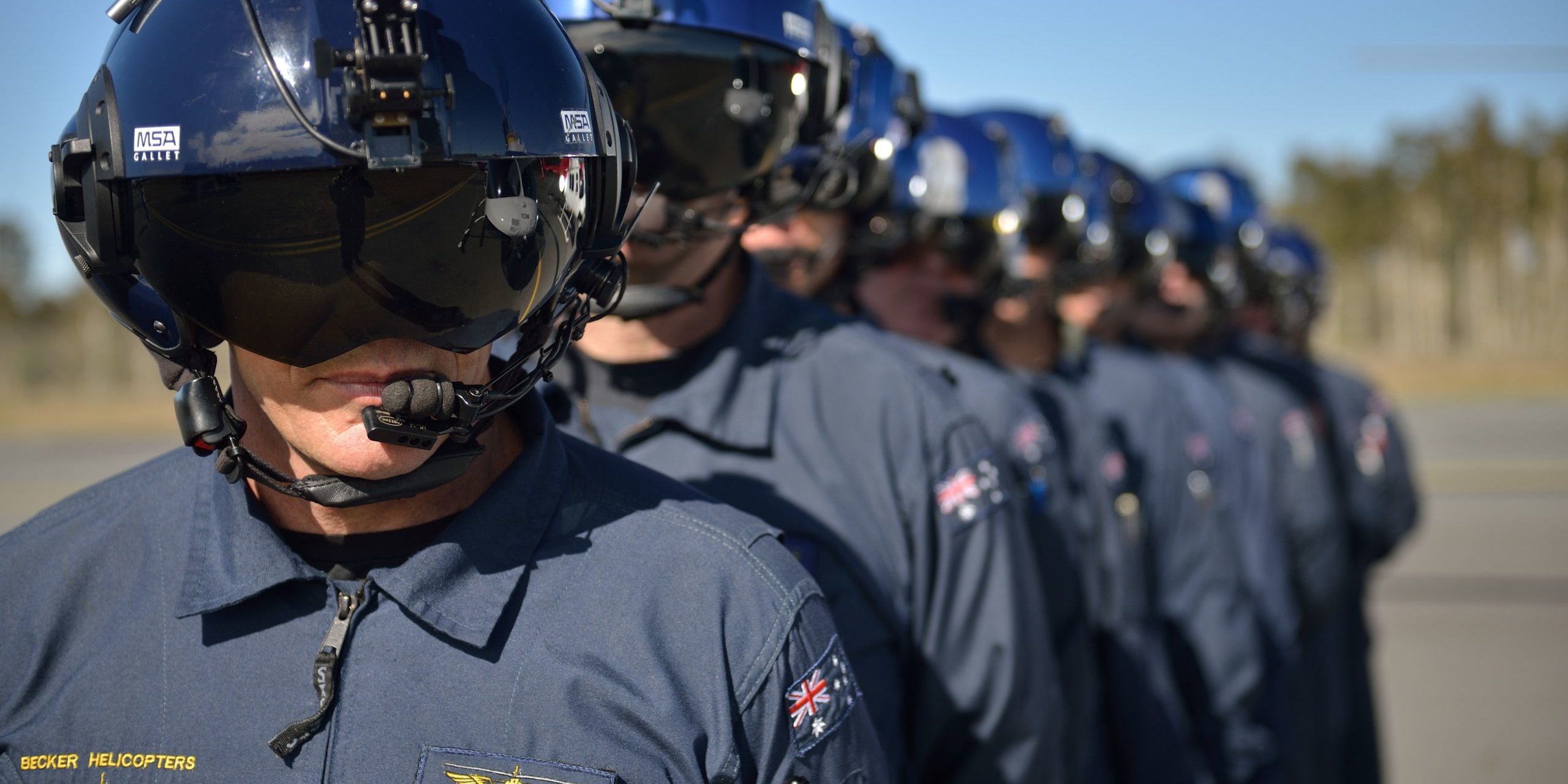 Flight Instructors lined up
