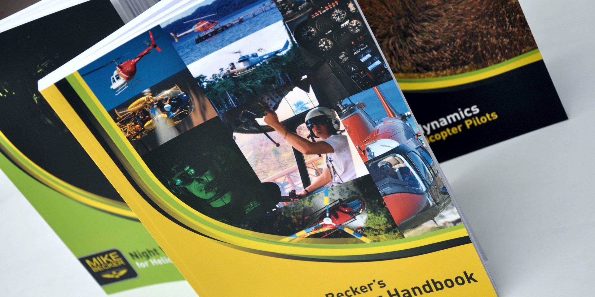 Mike Becker's for Helicopter Pilots training reference and theory books